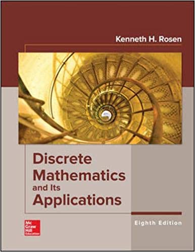 Discrete Mathematics and Its Applications 8th Edition