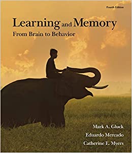 Learning and Memory From Brain to Behavior 4th Edition
