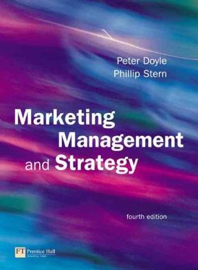 Marketing Management and Strategy 4th Edition