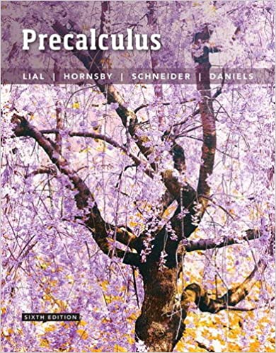 Precalculus 6th Edition by Margaret L. Lial