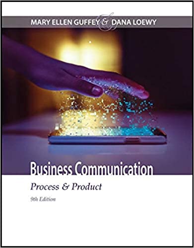 Business Communication Process & Product 9th Edition