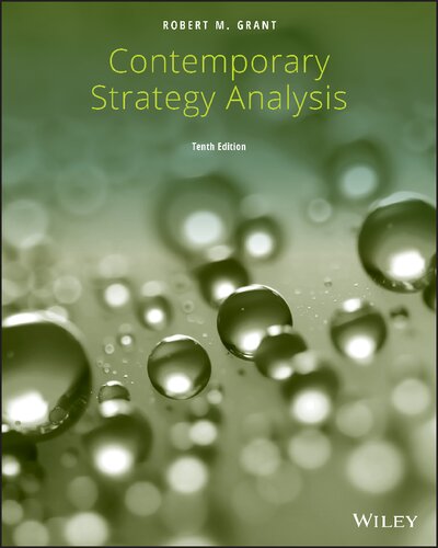Contemporary Strategy Analysis 10th Edition by Robert M. Grant
