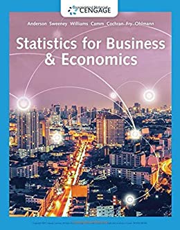 Statistics for Business and Economics 14th Edition by David R. Anderson