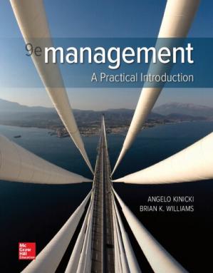 Management 9th Edition by Angelo Kinicki