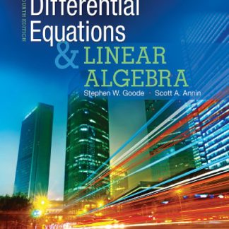 Differential Equations and Linear Algebra 4th Edition by Stephen W. Goode